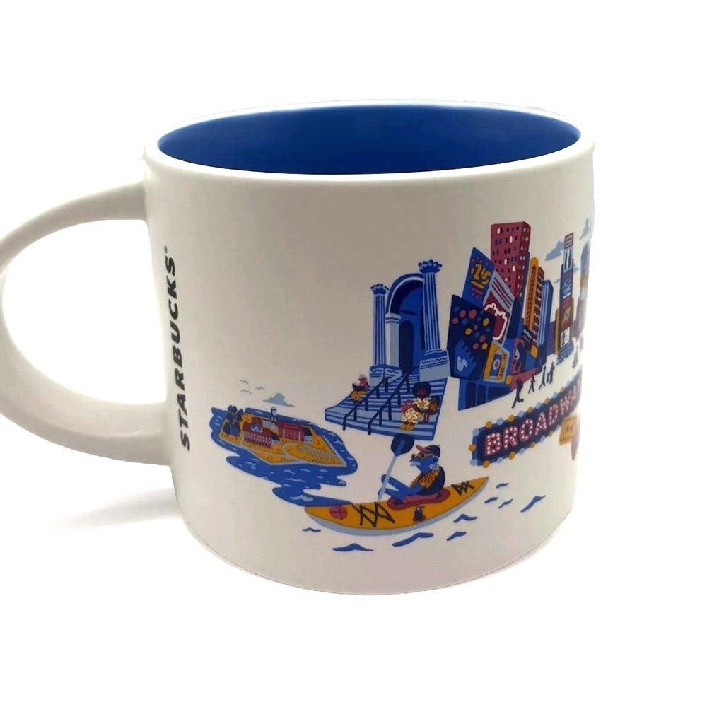 Starbucks New York City Coffee Mug Discovery The Boroughs Series Manhattan New - Picture 5 of 8